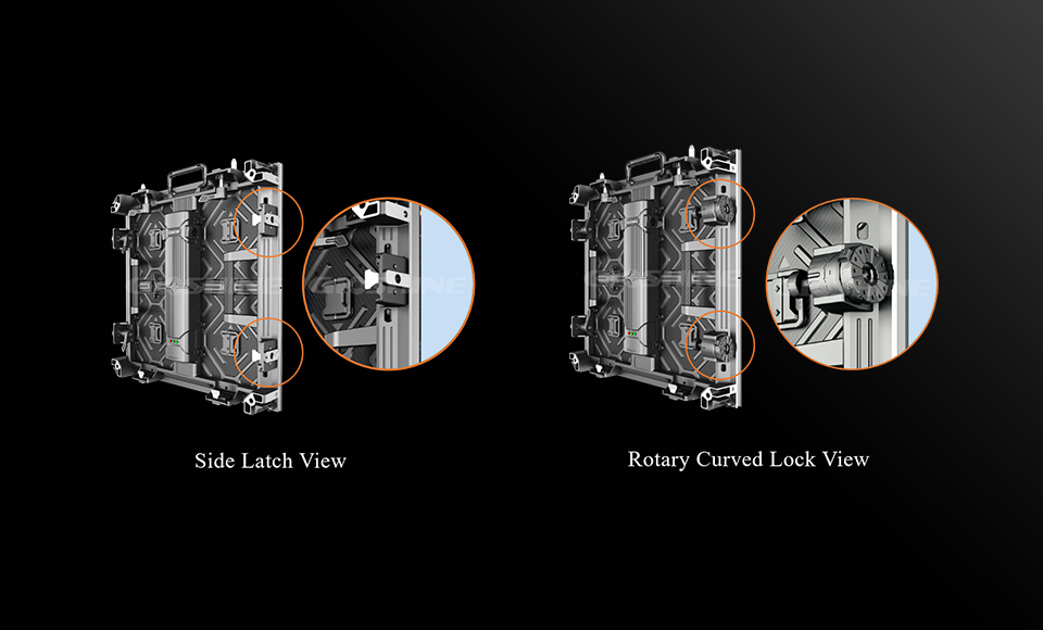 Cabinet types for Side Lacth Option