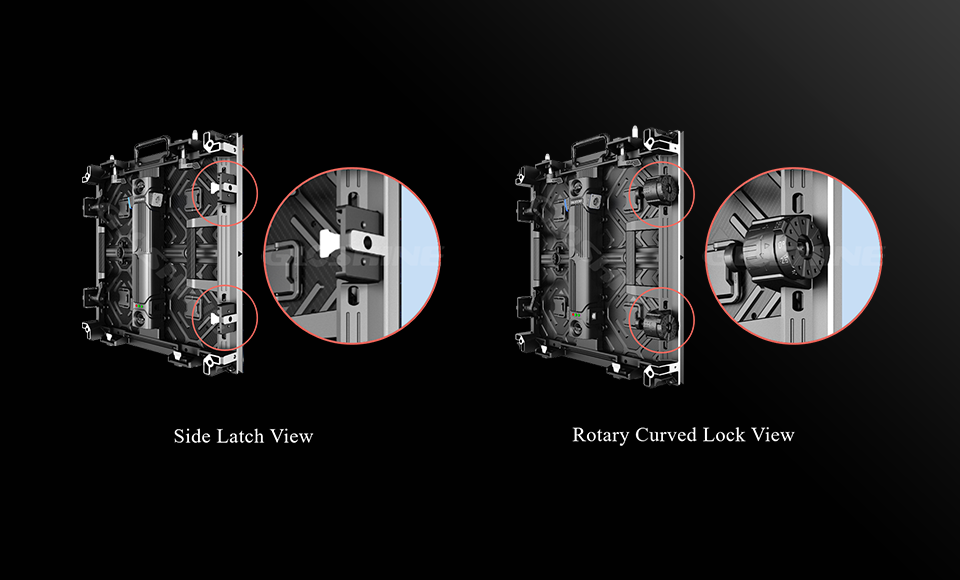 Cabinet types for Side Lacth Option