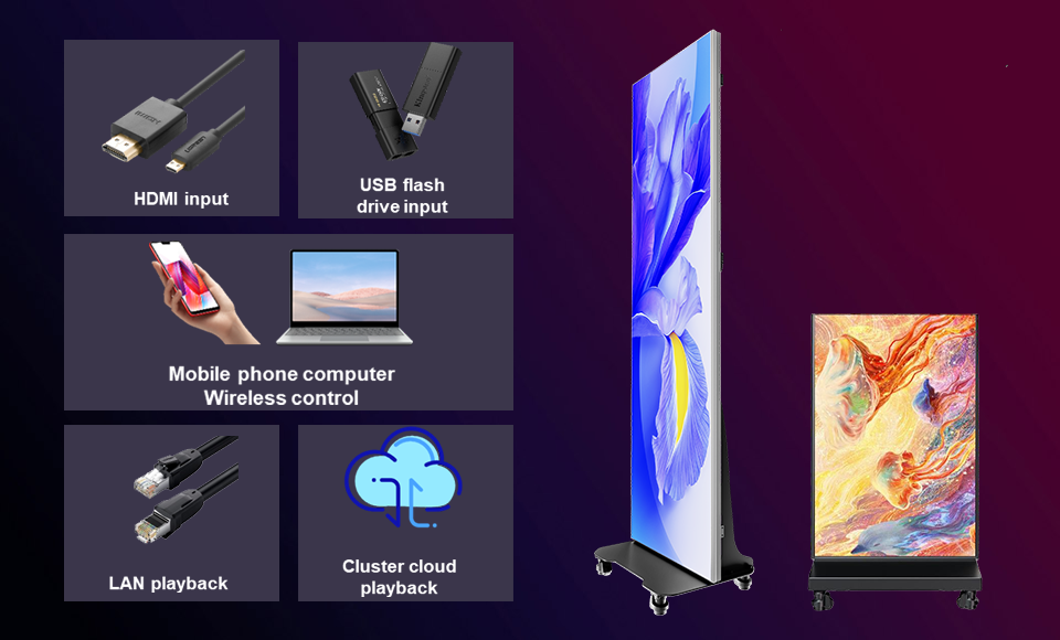 G-Poster Std 2 Series Classic Foldable LED Poster